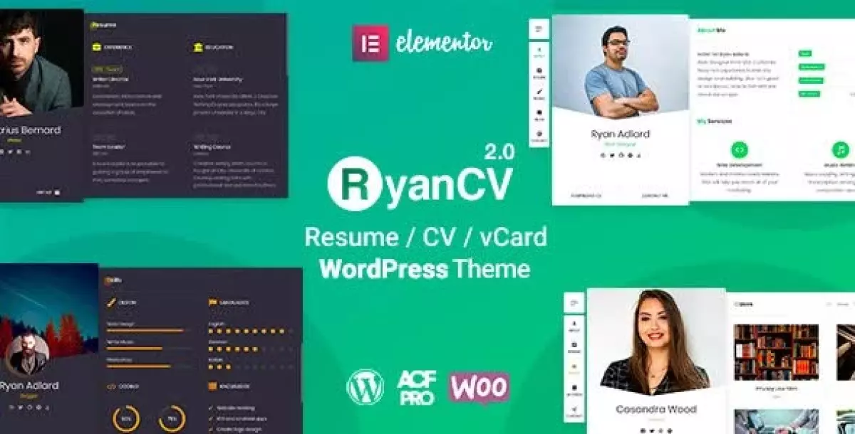 RyanCV &#8211; CV Resume Theme