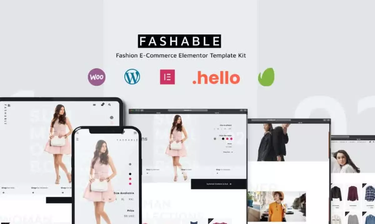 Fashable - Stylist eCommerce Elementor Template