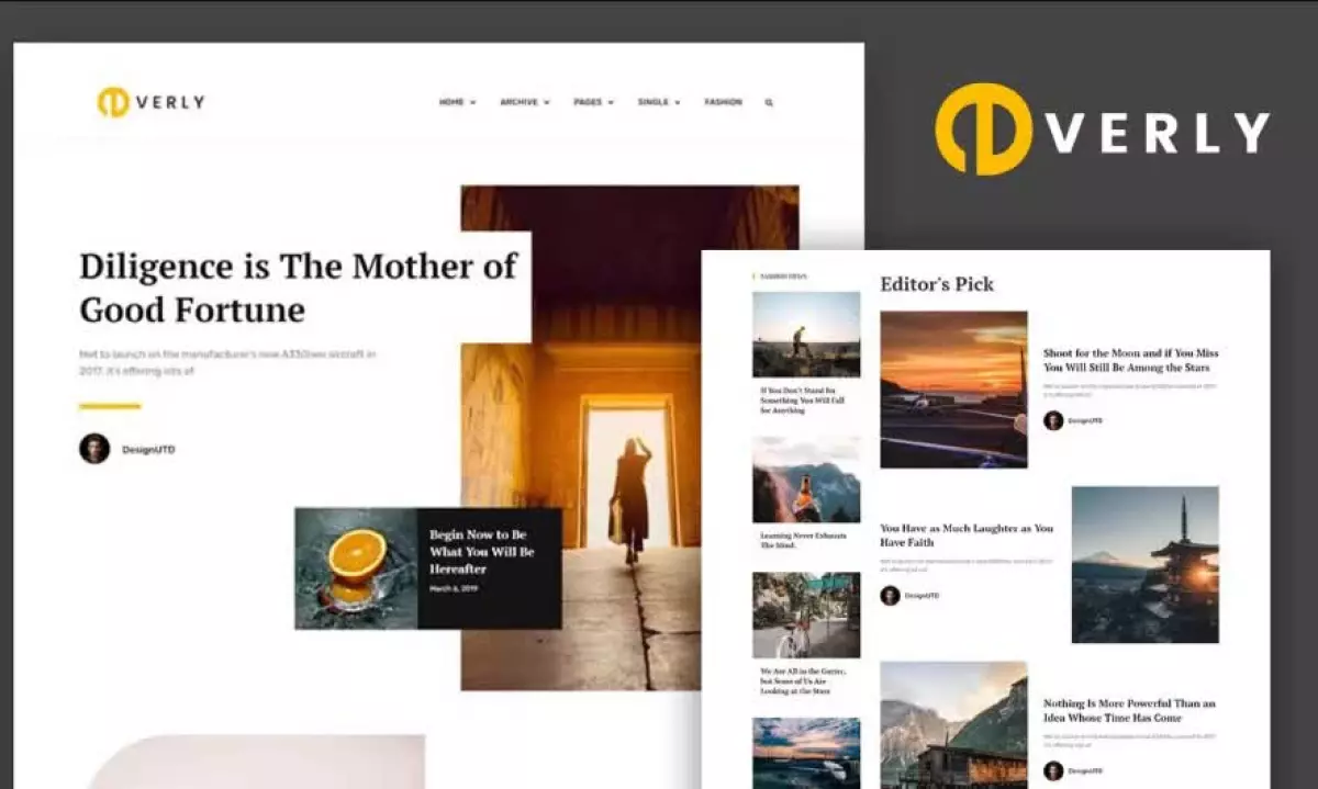 Everly - Blog & Magazine Elementor Template