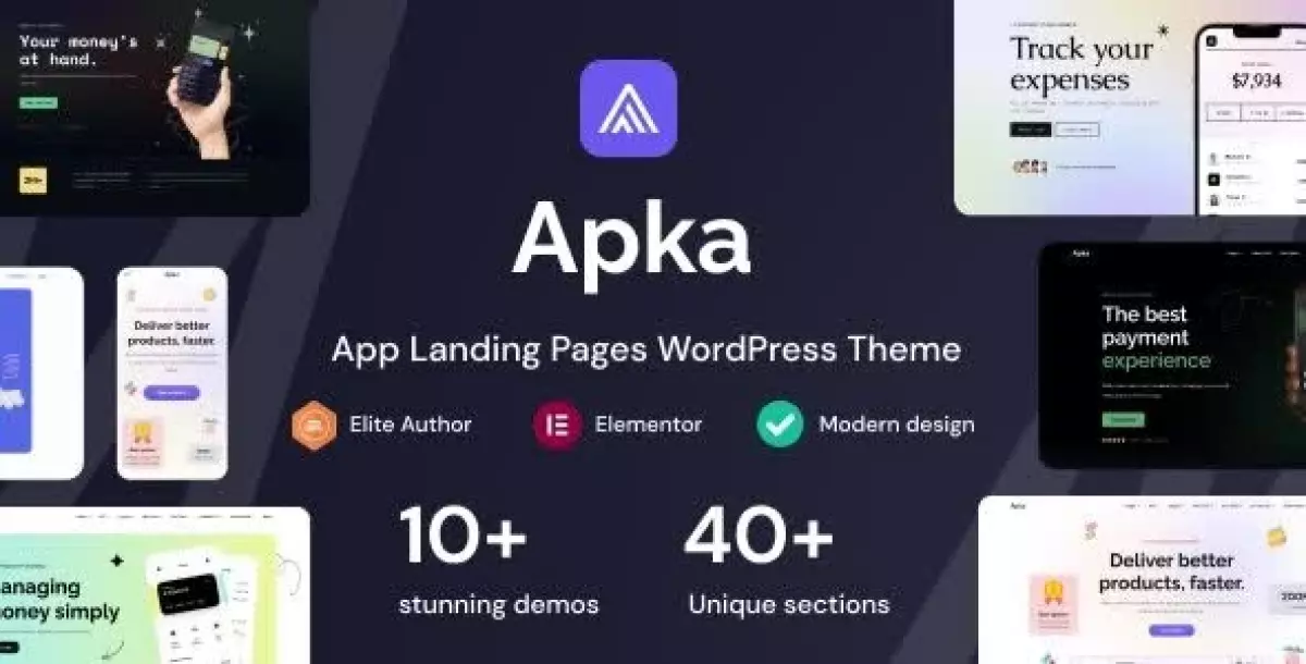 [WISH] Apka - App Landing Pages Elementor WordPress