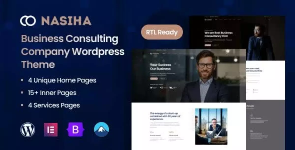 [WISH] Nasiha – Business Consulting Company WordPress Theme +