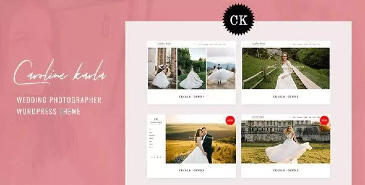 Ckarla - Wedding Photography WordPress Theme