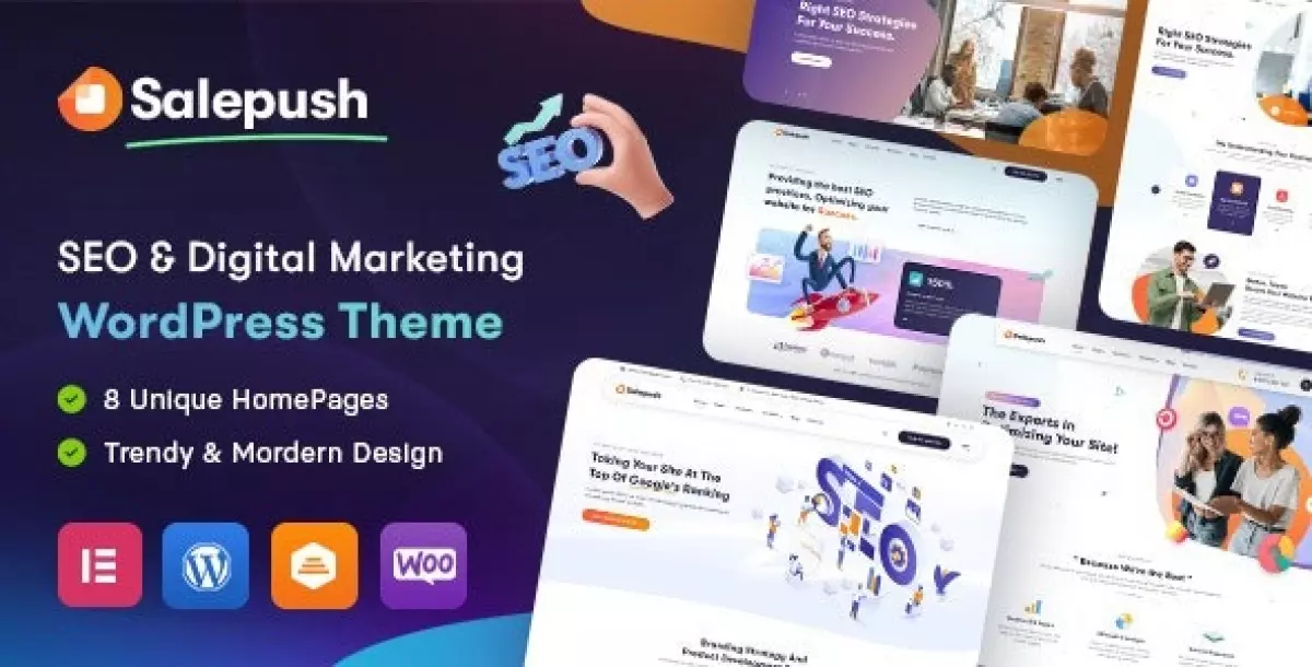 Salepush SEO & Digital Marketing WordPress Theme