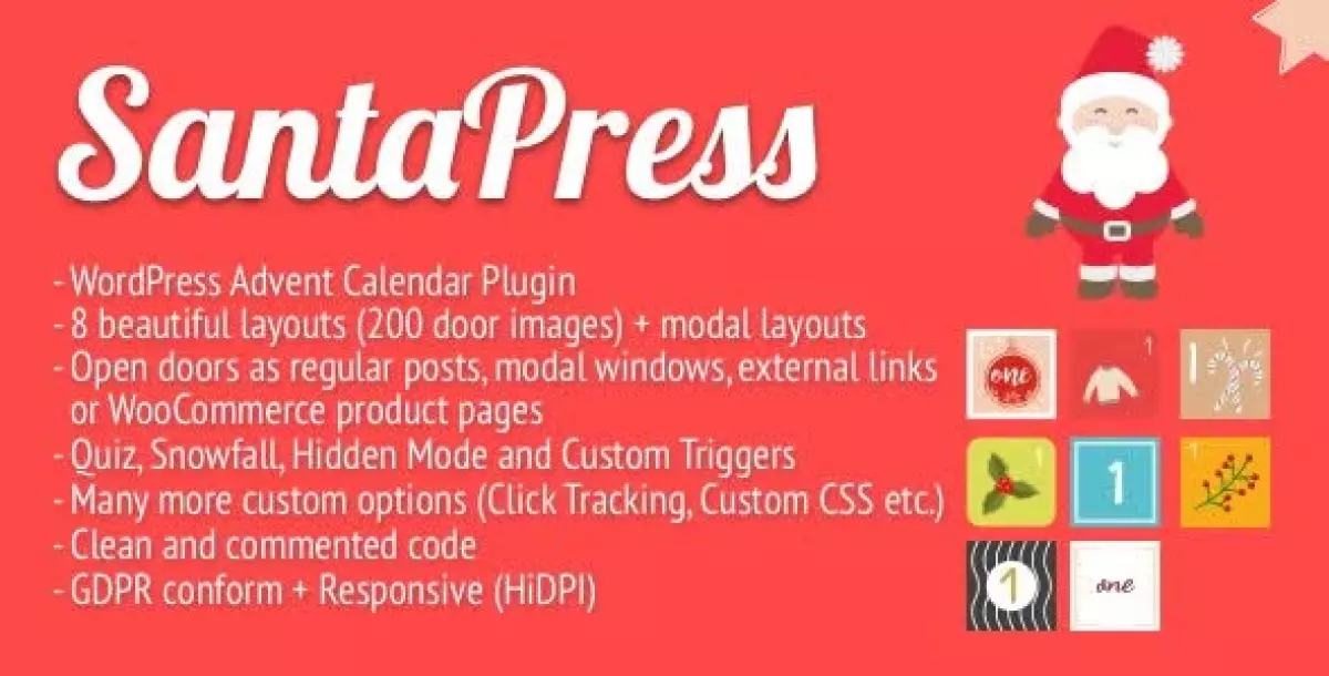 SantaPress - WordPress Advent Calendar Plugin & Quiz 1.6.4