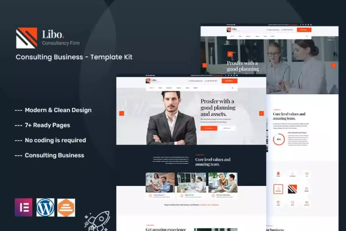 Libo - Consulting Business Elementor Template