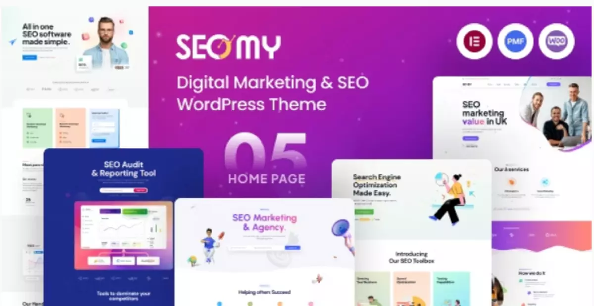 Seomy - Digital Marketing &amp; SEO Agency WordPress Theme + RTL