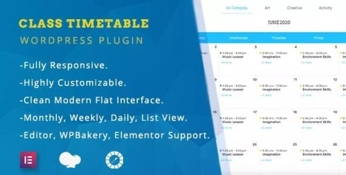 [WISH] Class Timetable - Responsive Schedule For