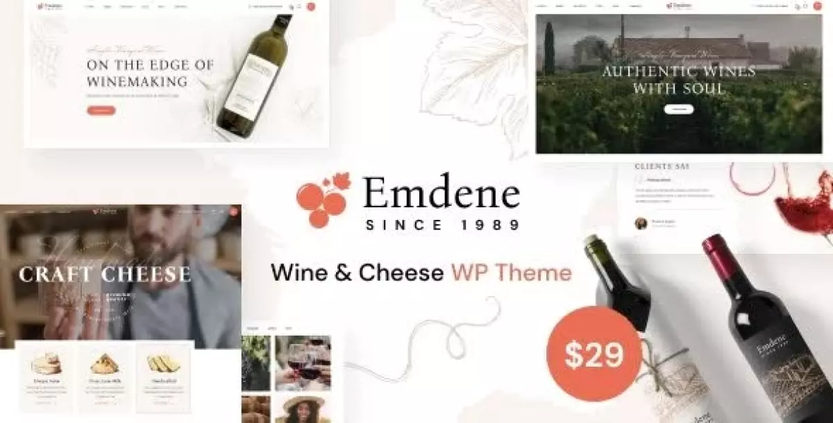 [WISH] Emdene - Wine &amp; Cheese WordPress