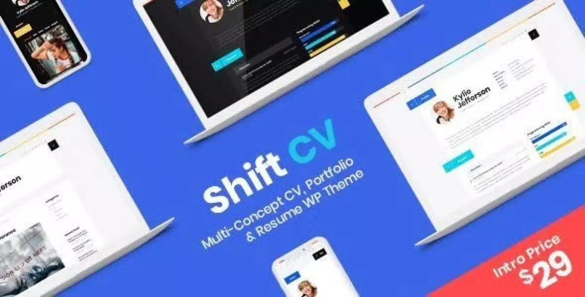 ShiftCV - Blog \ Resume \ Portfolio \ WordPress 3.0.7 