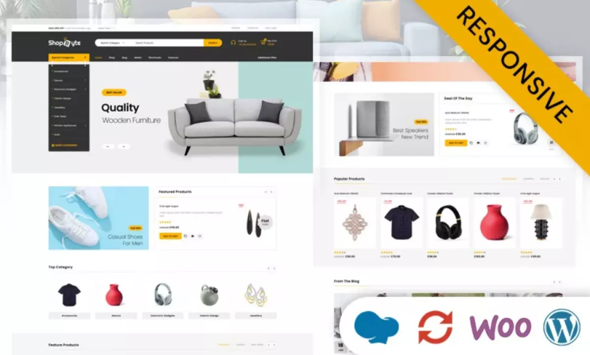 ShopByte - Mega Store WooCommerce Responsive Theme