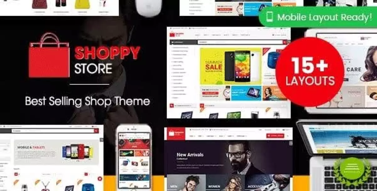 ShoppyStore - Multipurpose Elementor WooCommerce WordPress Theme (15+ Homepages & 3 Mobile Layouts)