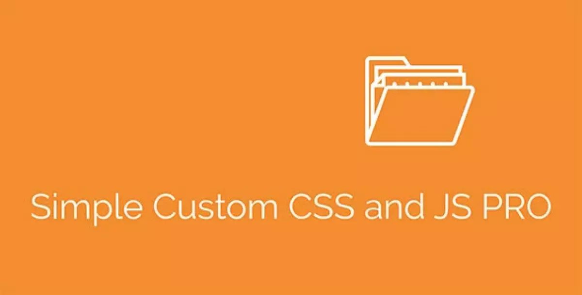 Simple Custom CSS and JS PRO  4.35