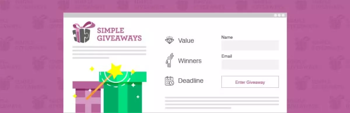 Simple Giveaways (Premium) - Create Beautiful Giveaways and Grow Your Email List 2.42.1