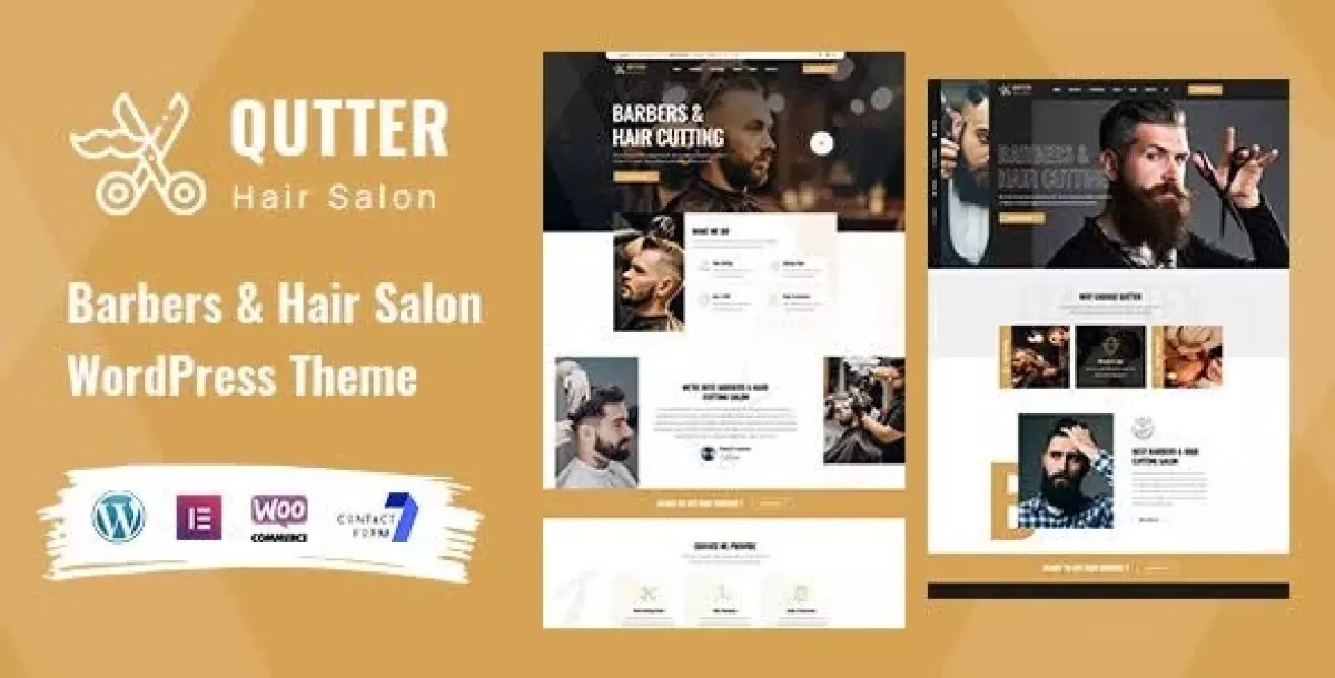 [WISH] Qutter - Barber &amp; Hair Salon WordPress