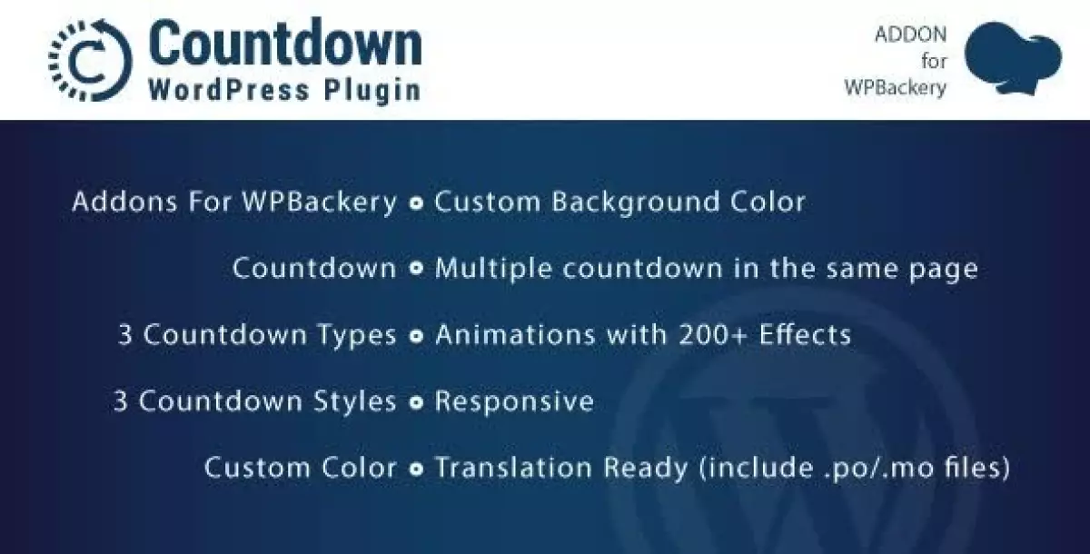 [WISH] Countdown - Addons for WPBakery Page Builder WordPres