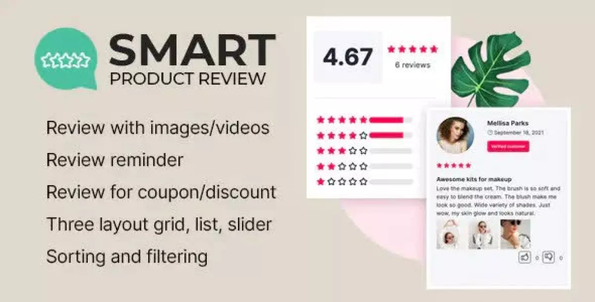 Smart Product Review For WooCommerce - All in one review pack for WooCommerce 2.0.3