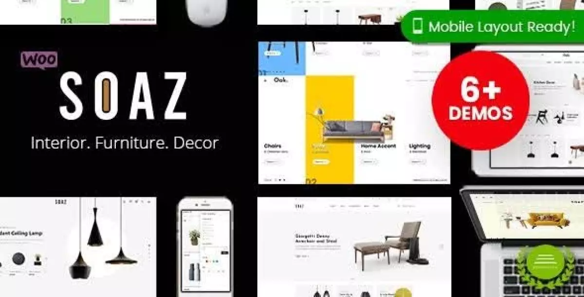 Soaz - Furniture Store WooCommerce WordPress Theme (Mobile Layout Ready)