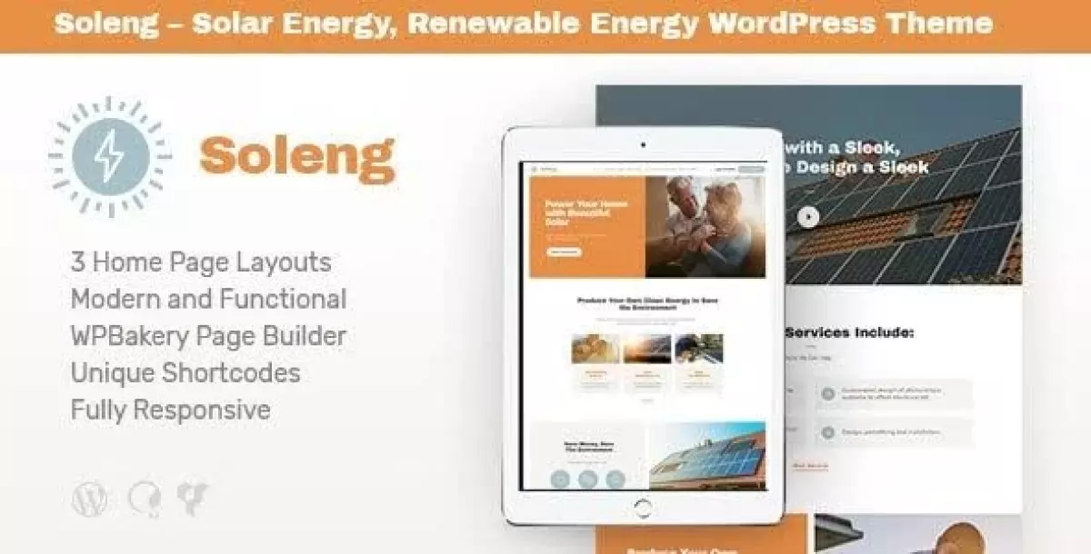 Soleng | A Solar Energy Company WordPress Theme