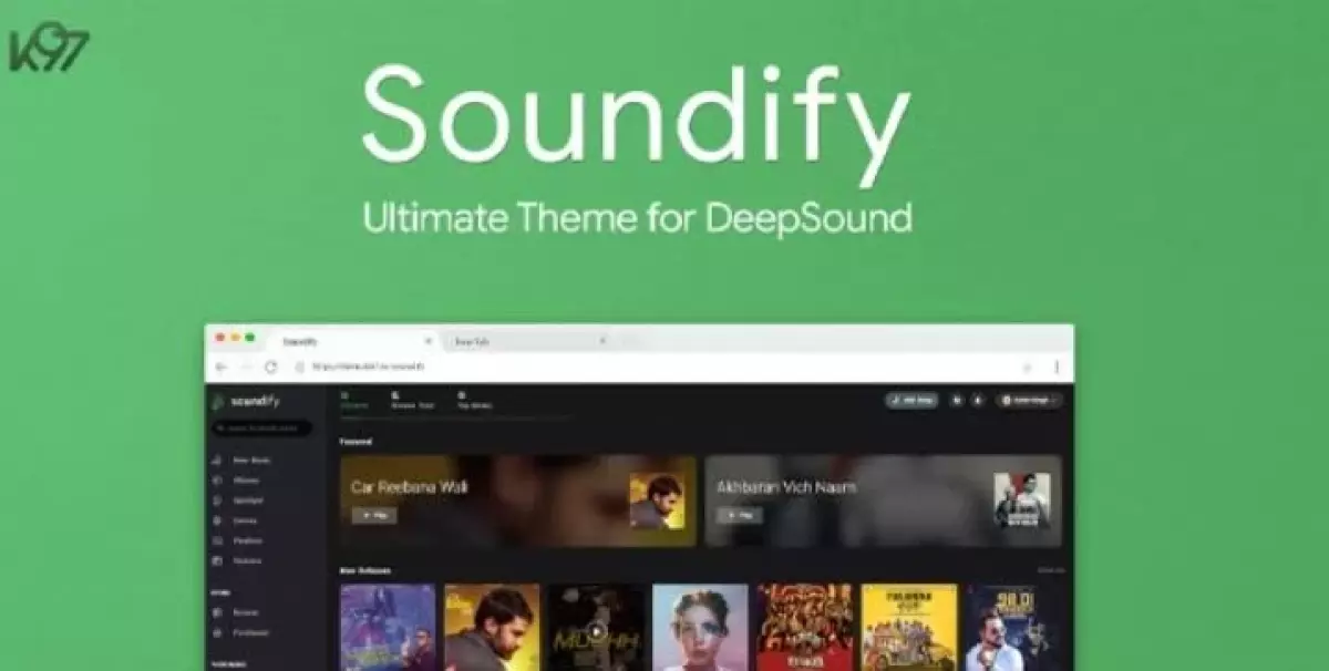 Soundify - The Ultimate DeepSound Theme 1.5.1