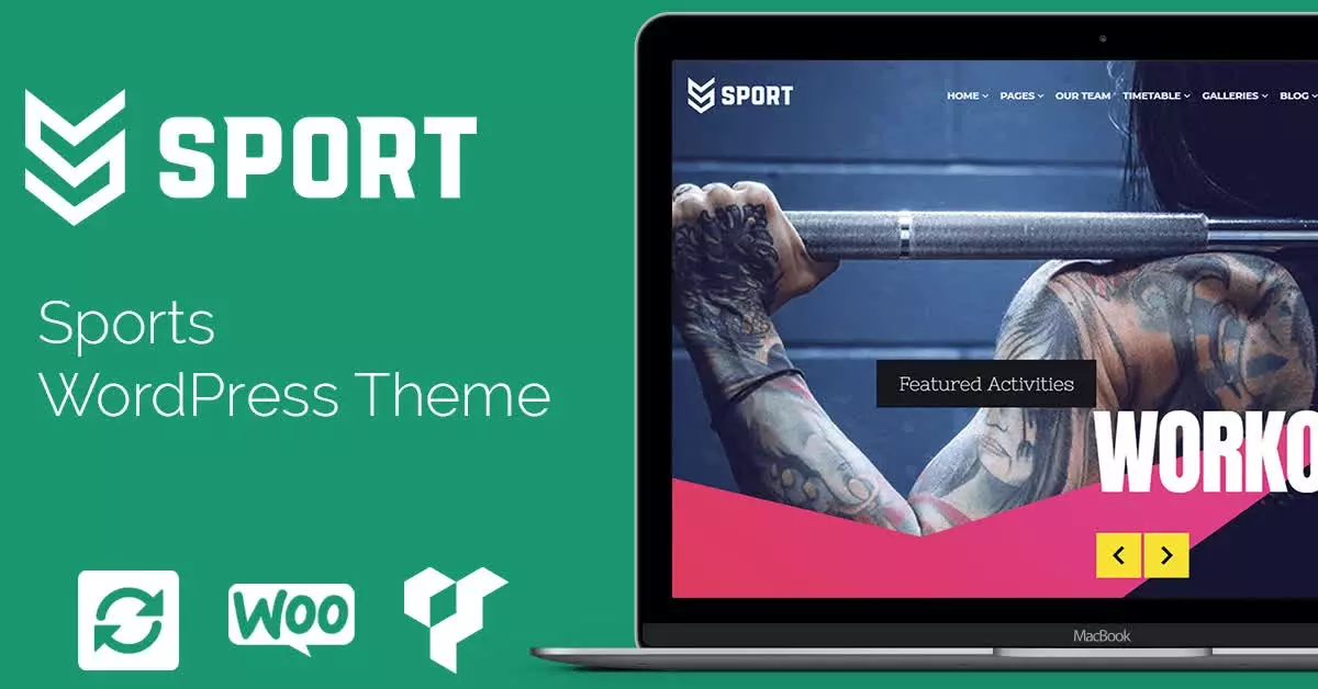 Sport WordPress Theme