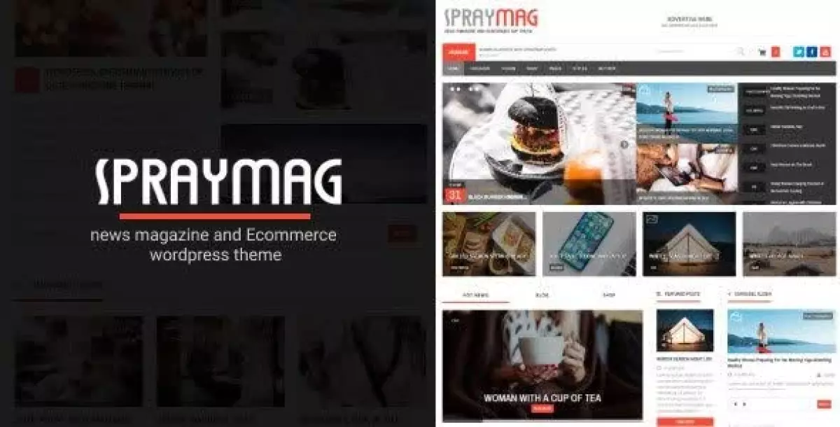 Spraymag - eCommerce, Magazine, Responsive Blog Theme