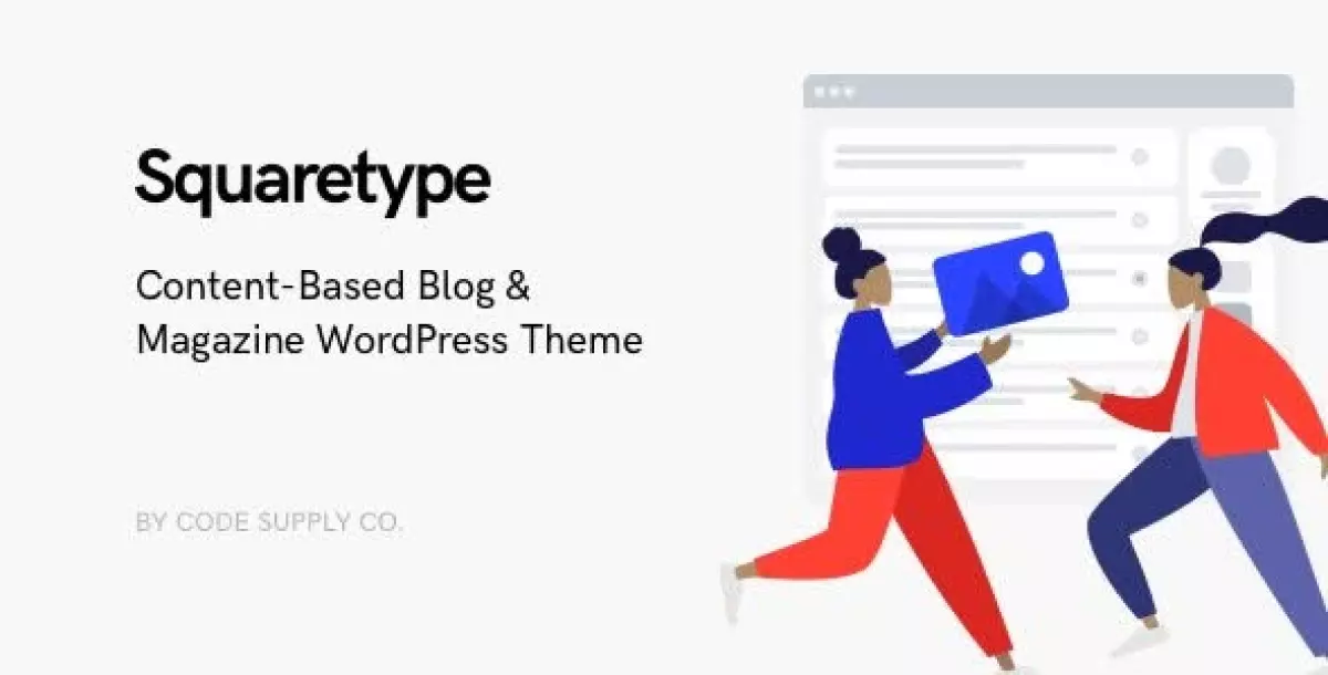 Squaretype - Modern Blog WordPress Theme 3.0.9