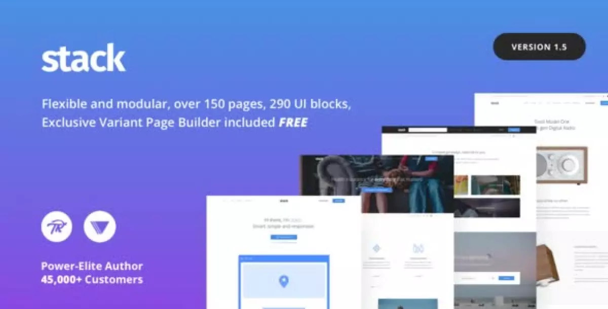 Stack - Multi-Purpose WordPress Theme with Variant Page Builder & Visual Composer