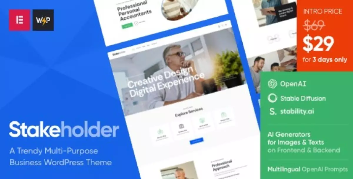 Stakeholder - Business WordPress Theme