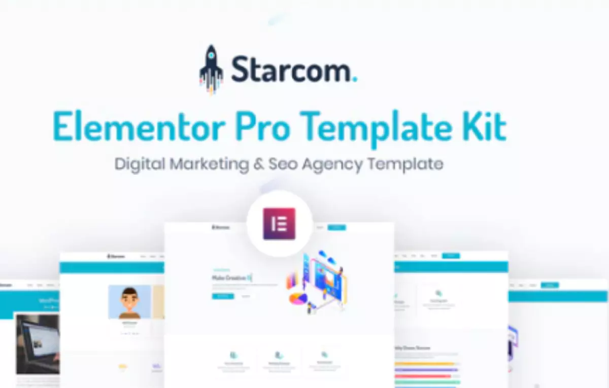 Starcom – Saas &amp; Startup Template Kit