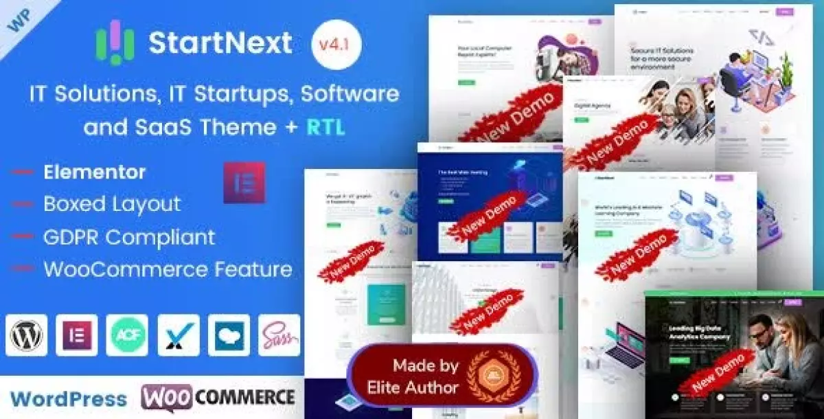 StartNext - IT Startup & Technology Services WordPress Theme