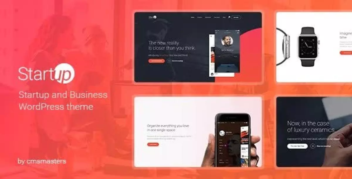 Startup Company - WordPress Theme for Business & Technology