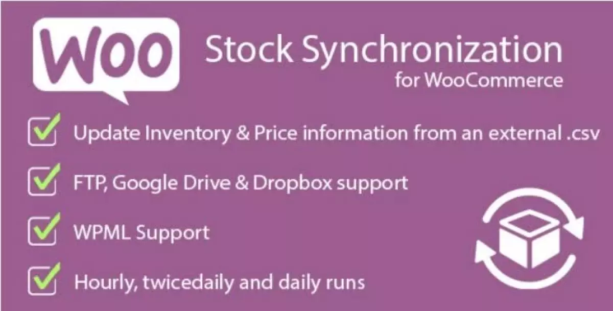 Stock Synchronization for WooCommerce