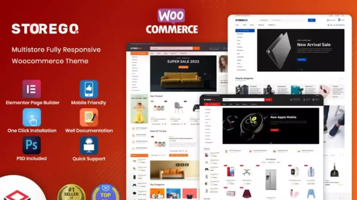 StoreGo &#8211; MultiPurpose Electronic Store WooCommerce Theme