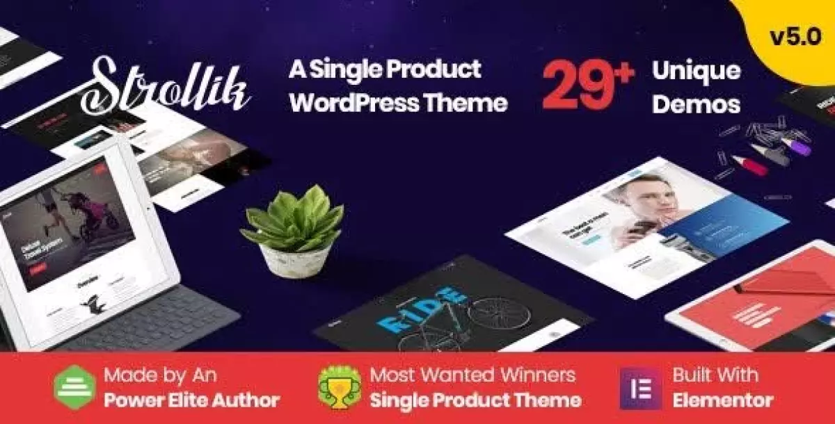 Strollik - Single Product WooCommerce WordPress Theme 4.0.2