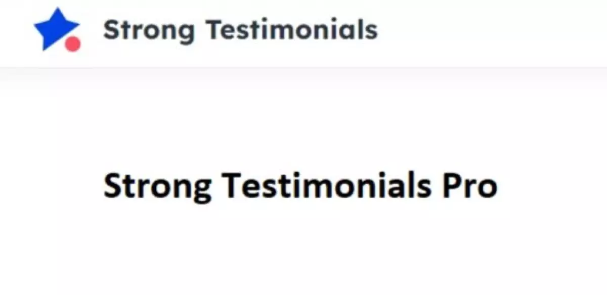 Strong Testimonials Pro