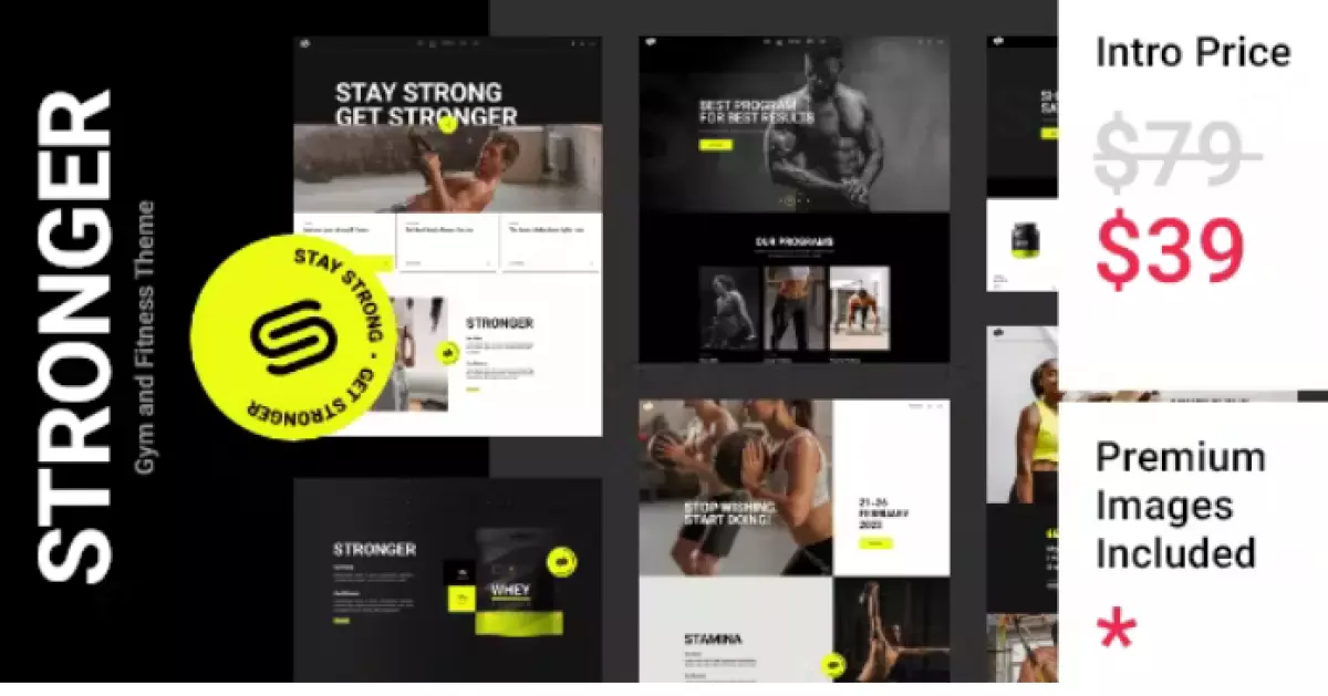 Stronger - Gym and Fitness Theme