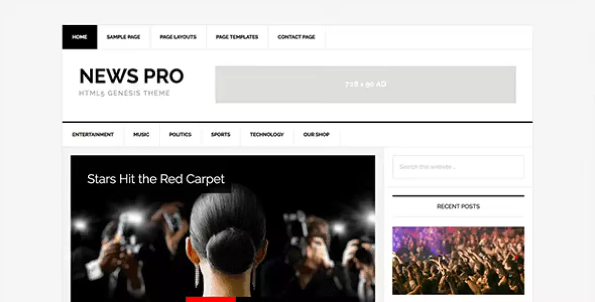 STUDIOPRESS NEWS PRO WORDPRESS THEME