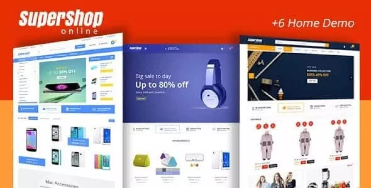 Super Shop &#8211; Market Store RTL Responsive WooCommerce WordPress Theme