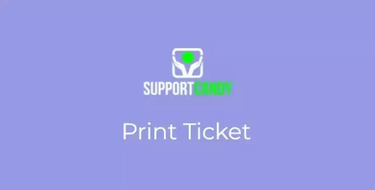 SupportCandy - Print Ticket 3.0.6