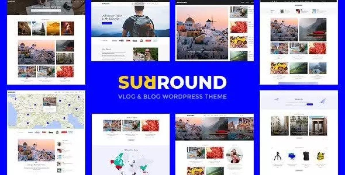 Surround - Vlog & Blog WordPress Theme