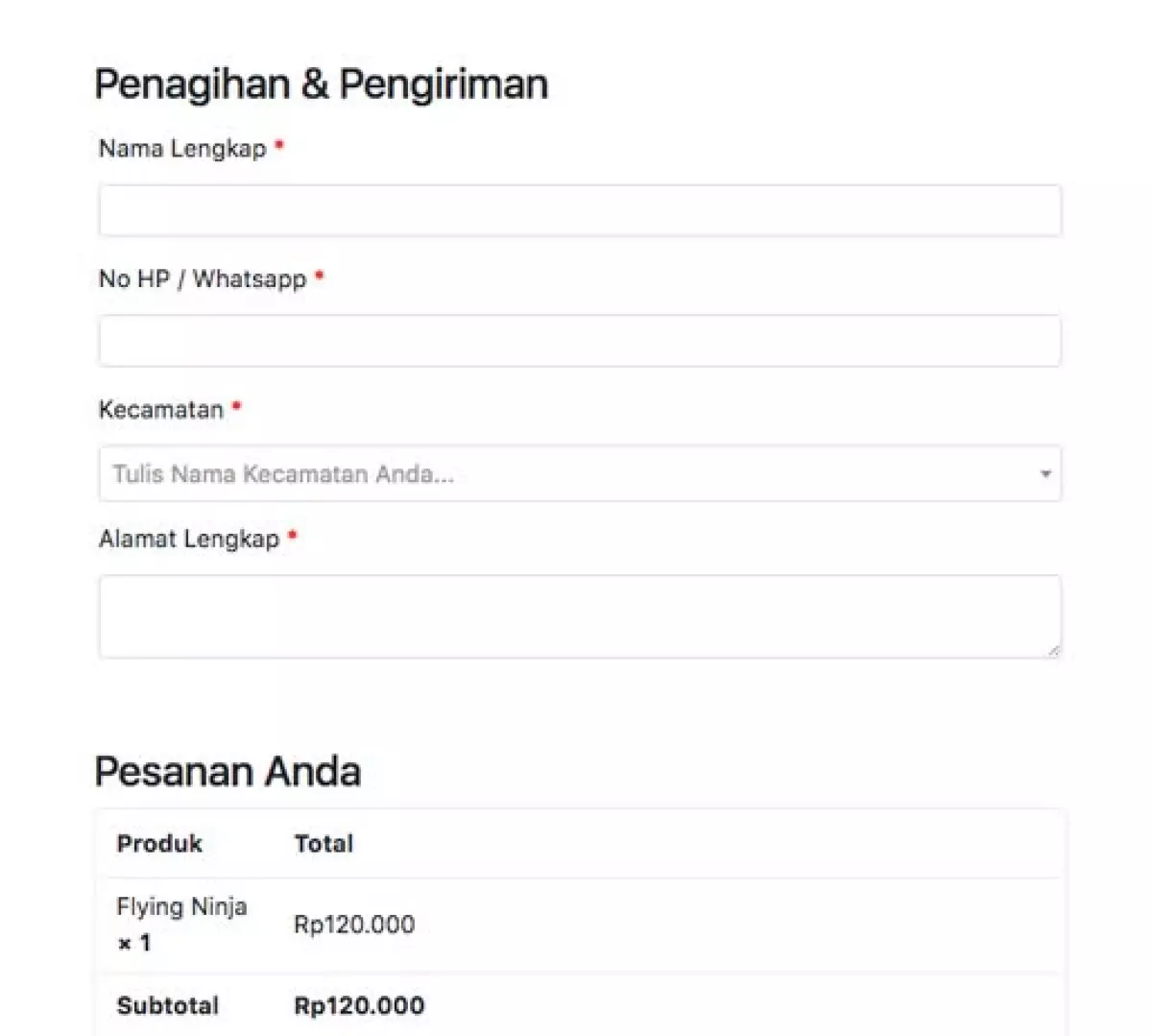 WooCommerce Indo Post WordPress Plugin