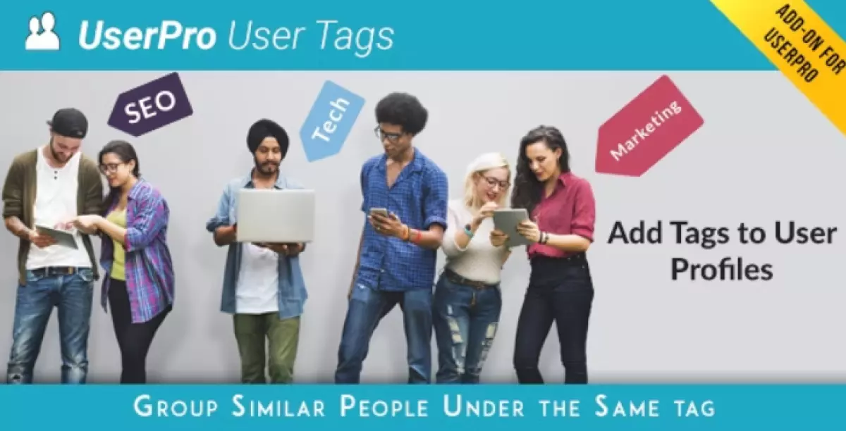 Tags add-on for UserPro