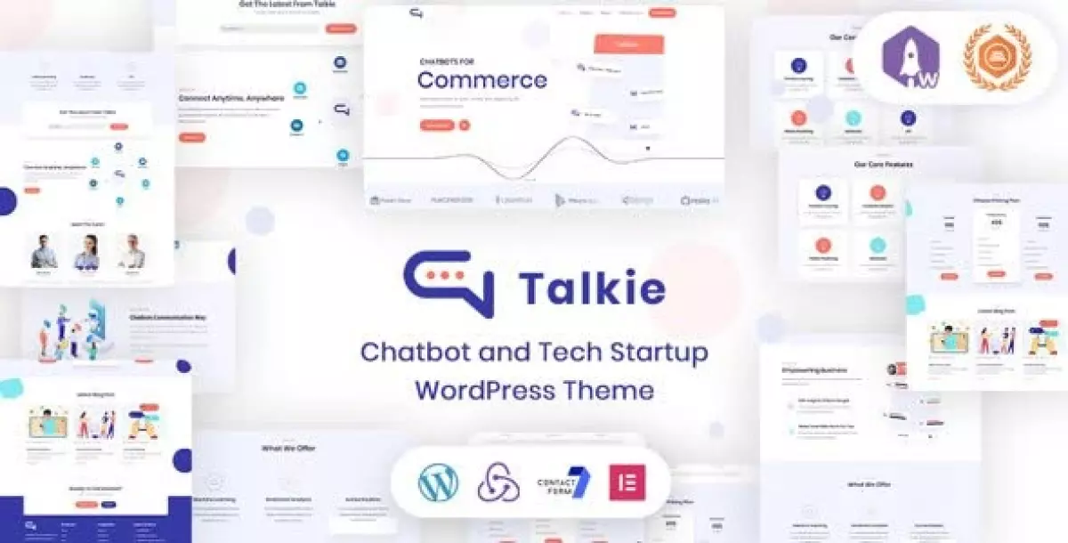 Talkie - Chatbot and Tech Startup WordPress Theme 1.1.5 