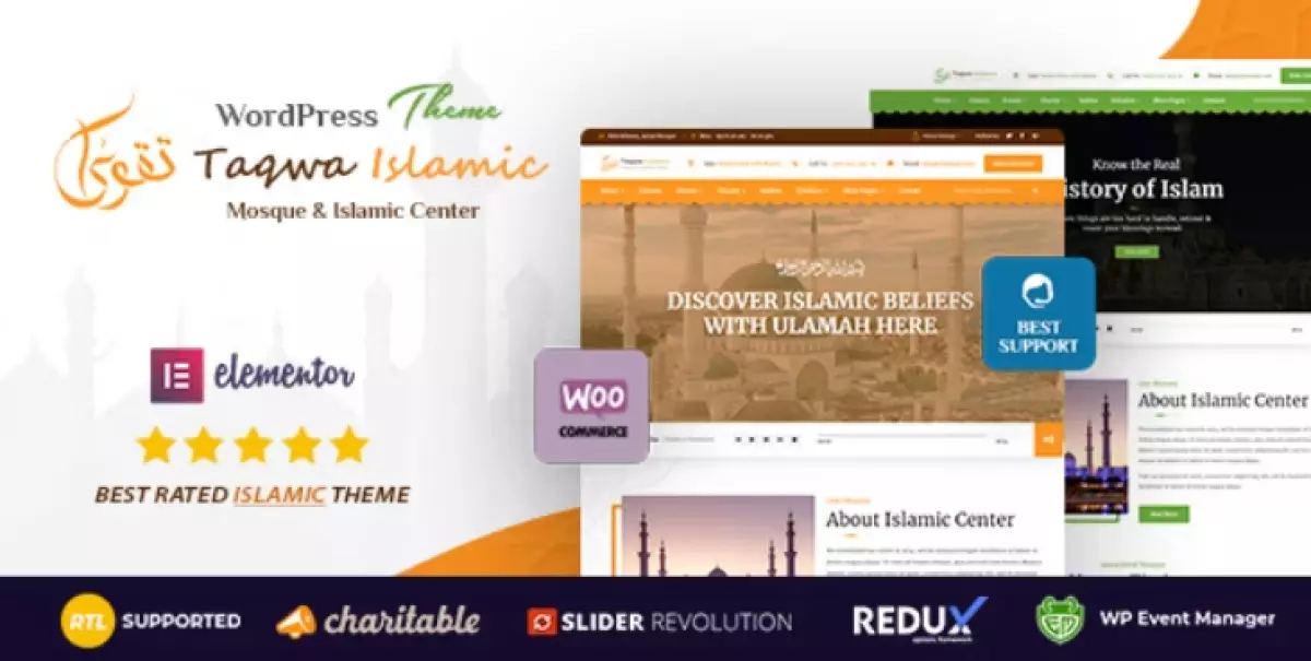 Taqwa - Islamic Center WordPress Theme