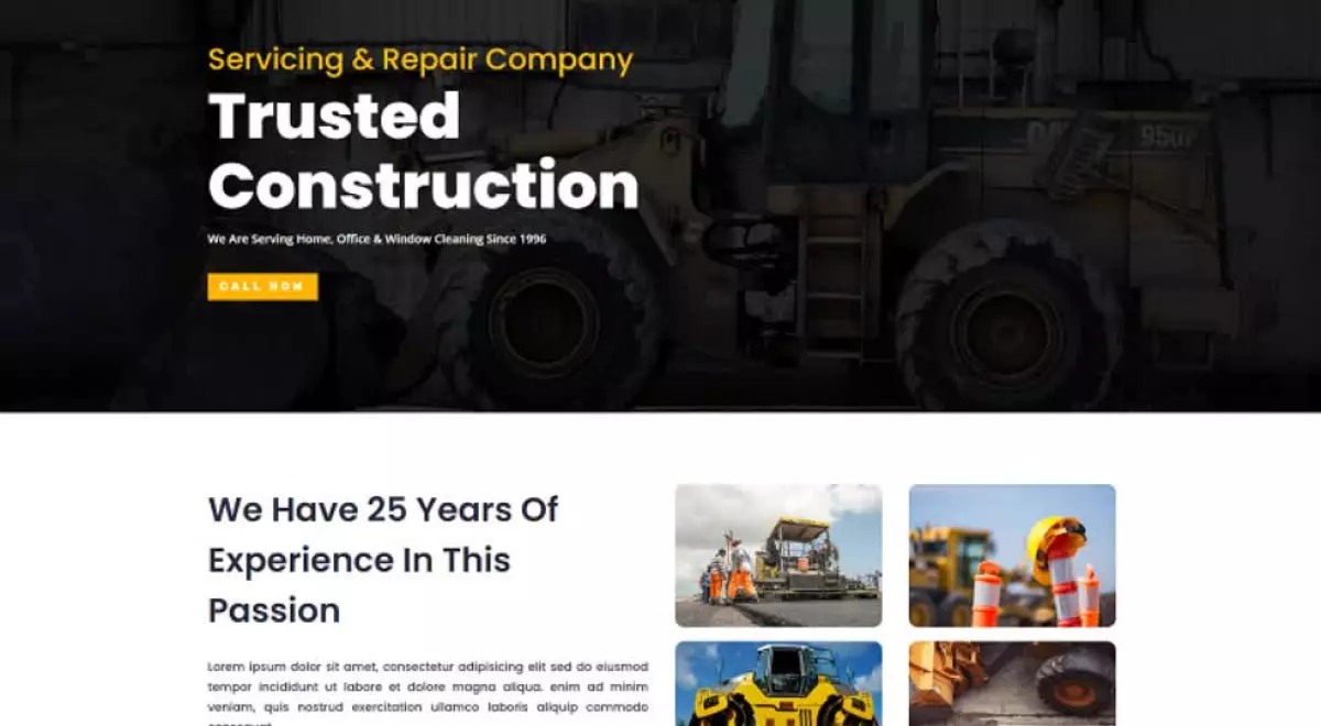 Taran Constrution Divi Wordpress theme