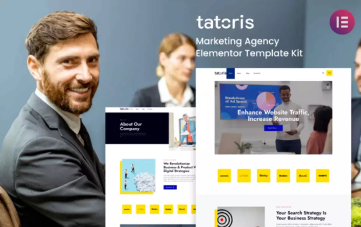 Tatoris – Marketing Agency Elementor Template Kit