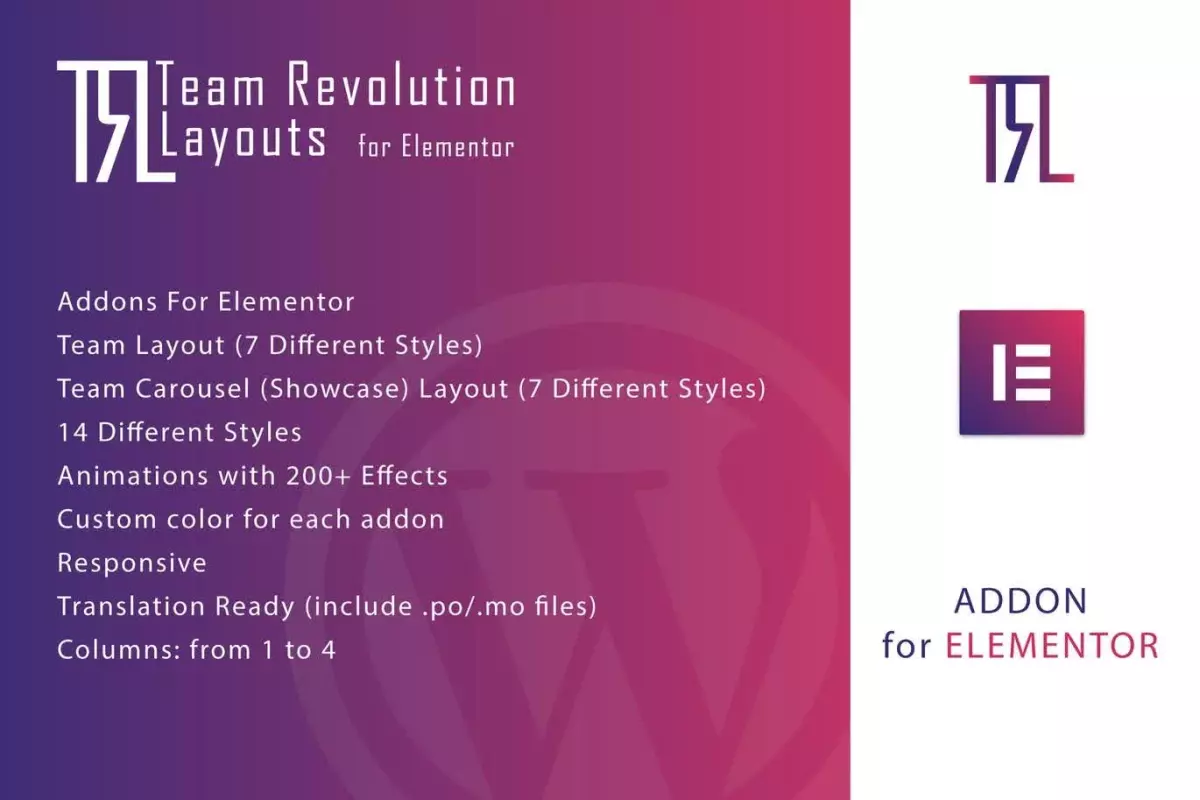 Team Revolution Layouts for Elementor 1.0.0 Download  Authormsa  Creation dateSep 3, 2021