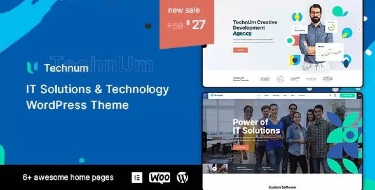 Technum | Digital Agency & Web Design WordPress Theme 1.0.3