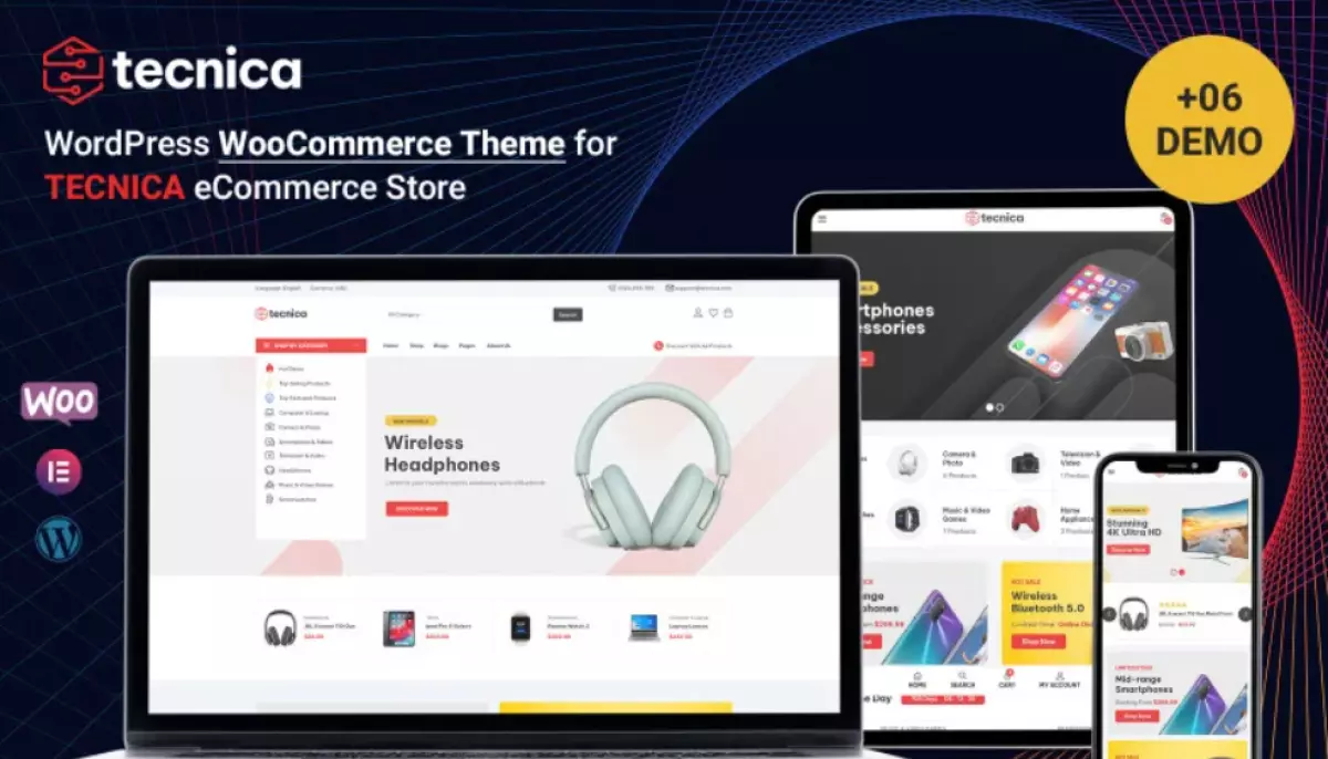 Tecnica - Electronic Multipurpose WooCommerce Theme