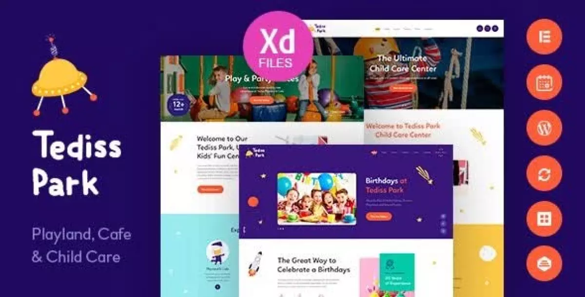 Tediss | Play Area & Child Care Center WordPress Theme 1.0.6